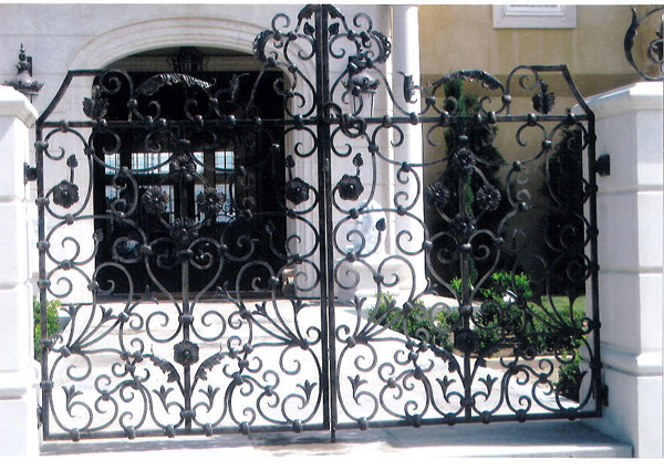 Wrought Iron Entry Gate - San Diego, CA